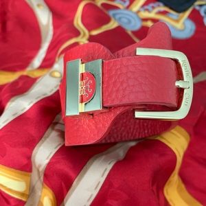 Rustic Cuff red leather wrap